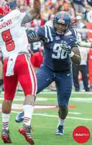 Faded Brown recorded 38 tackles in 2014 for the Rebels and also was second on the team in QBH with 5. (Photo Credit: Bentley Breland)