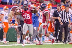 Two-time Chucky Award Winner Deterrian Shackelford has the heart of a Rebel. (Photo credit: Bentley Breland)