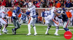 Auburn with another facemask