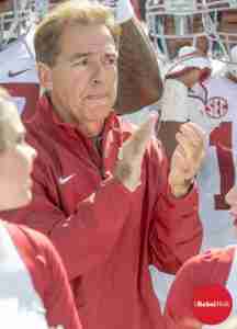 Nick Saban and the Tide begin the season ranked No. 3 in the nation. (Photo credit: Bentley Breland, The Rebel Walk)