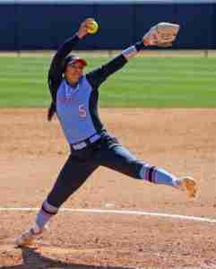 Madi Osias is 7-1 on the mound this season for the Rebels. (Photo credit: Joshua McCoy, Ole Miss Athletics)