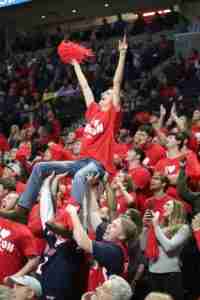 Ole Miss fans created an electric atmosphere in The Pavilion. Ole Miss fans created an electric atmosphere in The Pavilion.