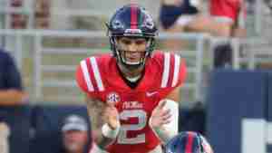 Ole Miss quarterback Matt Corral