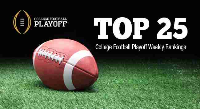 College Football Playoff Rankings: Week 2