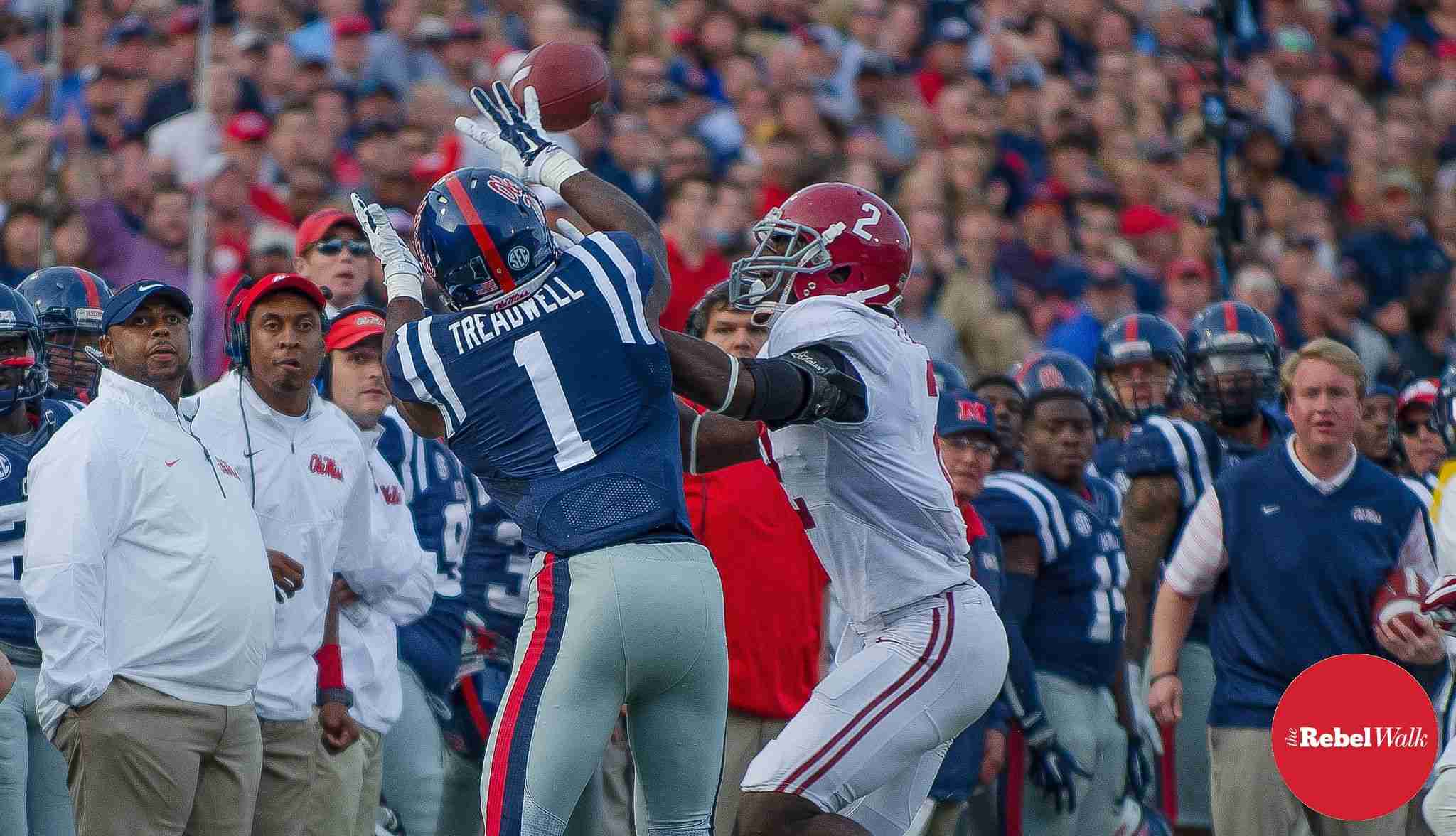 Ole Miss WR Treadwell named to Walter Camp Watch List