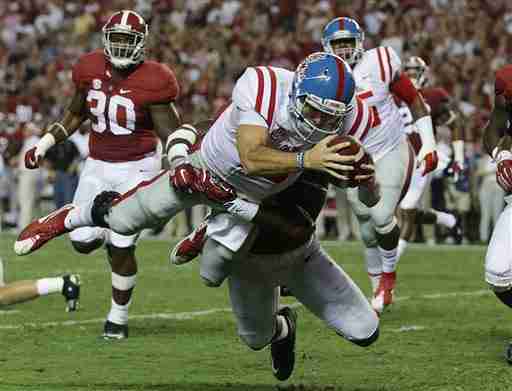 Rebels’ Chad Kelly sits atop QBR rating for second week in a row