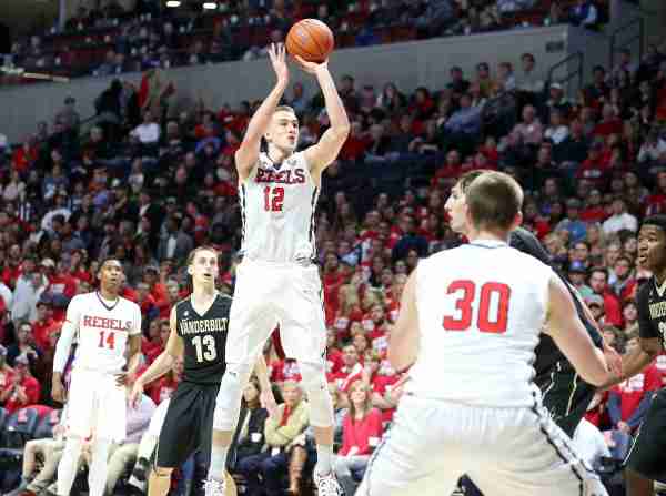 Hot-shooting Tomasz Gielo focused on contributing to an Ole Miss run