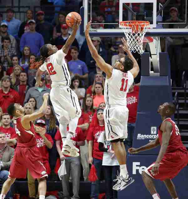 Ole Miss defeats Arkansas 76-60 with strong second half