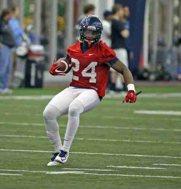 Redshirt freshman Eric Swinney has impressed so far in spring workouts