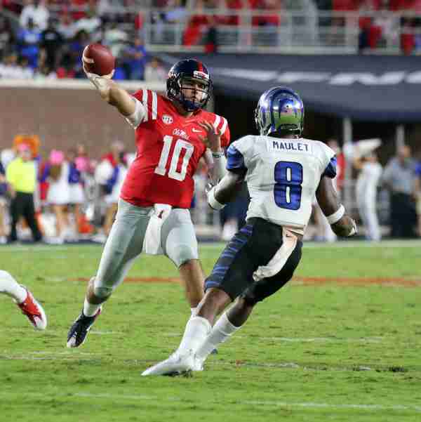 Ole Miss QB Chad Kelly using bye week to prepare for Arkansas