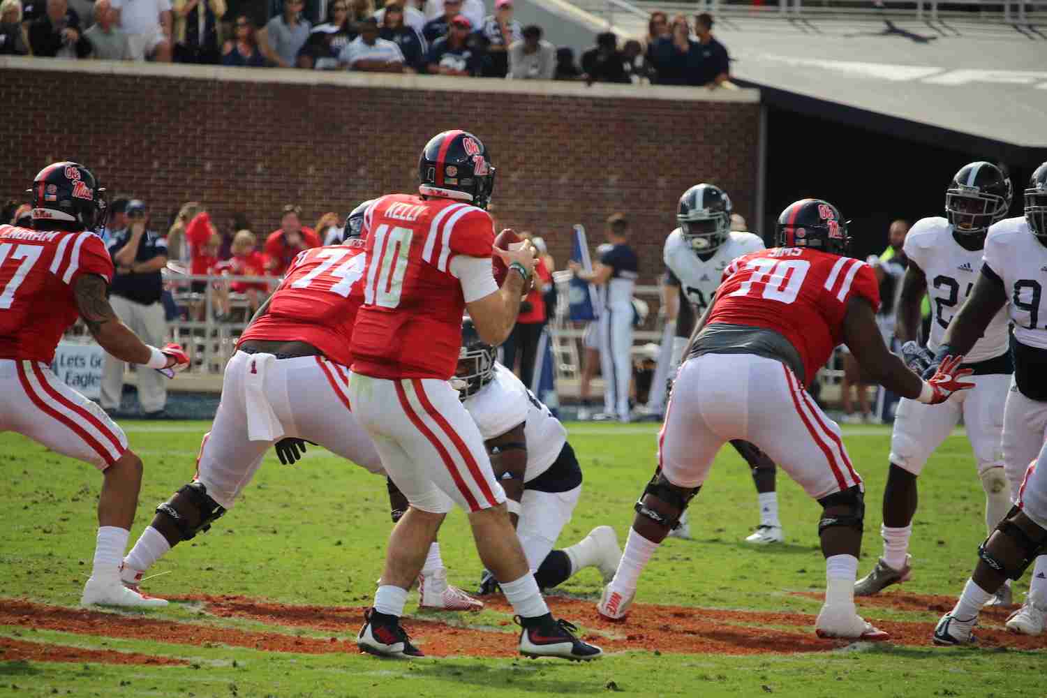 Rebels rally to defeat Georgia Southern 37-27