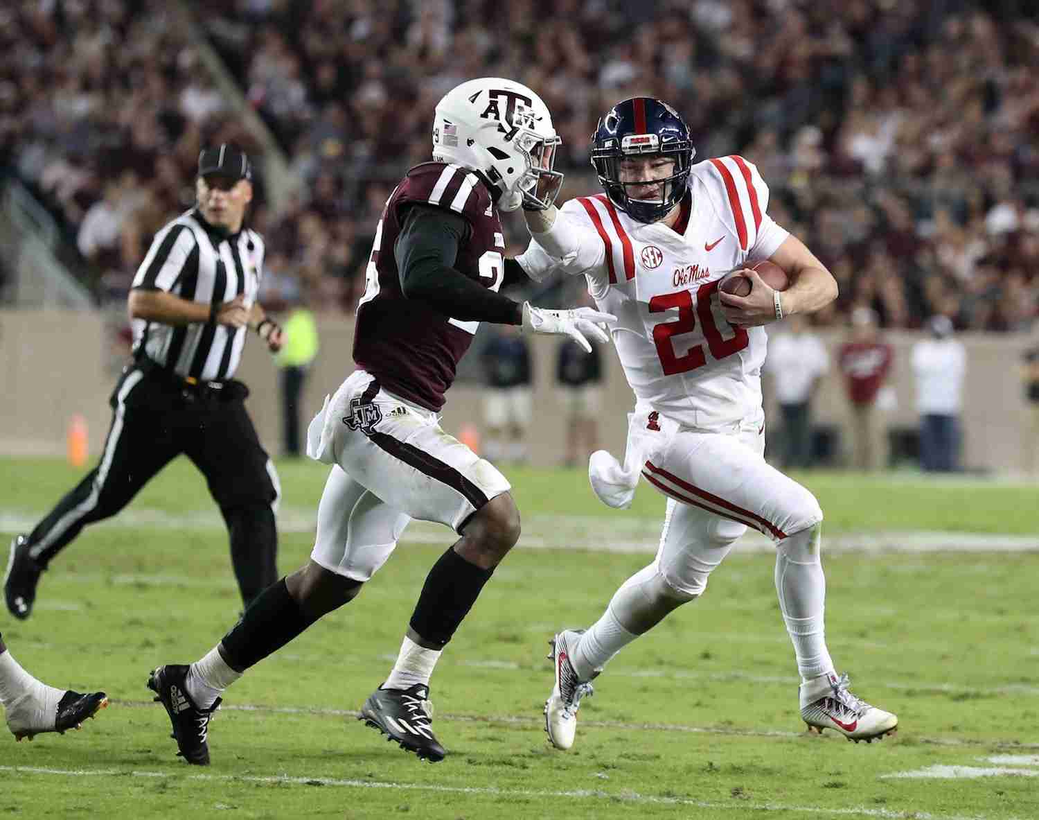 Shea Patterson leads Ole Miss to thrilling victory over No. 8 Aggies
