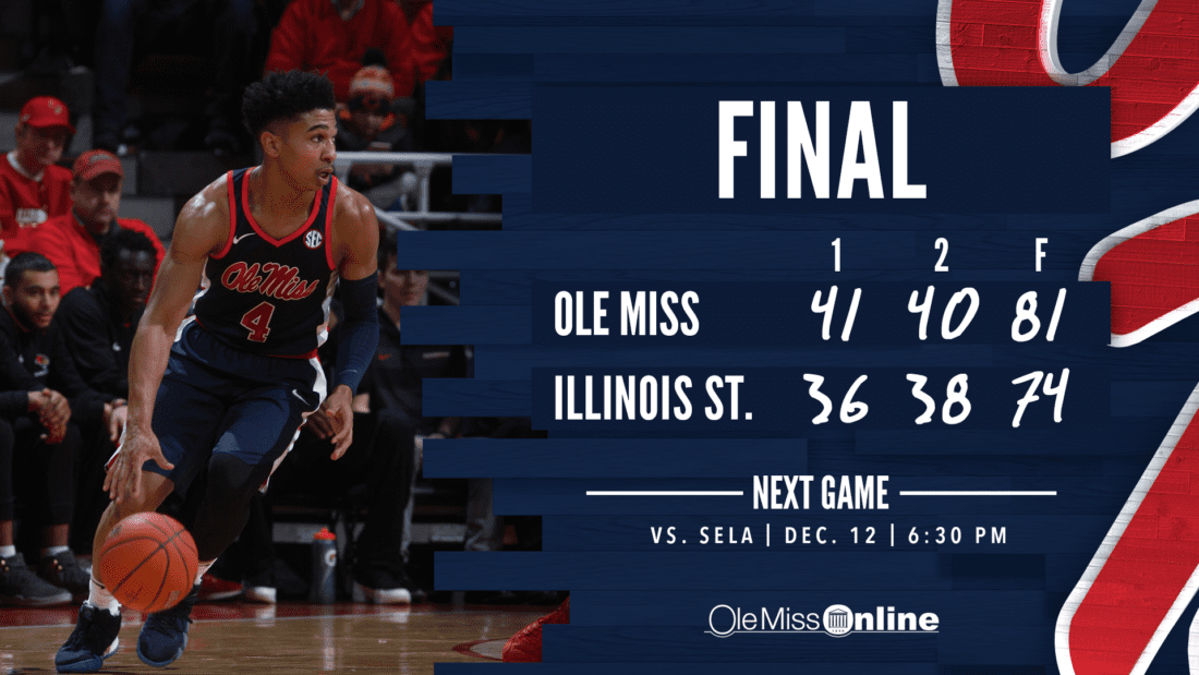 Ole Miss grabs big road win over Illinois State, 81-74