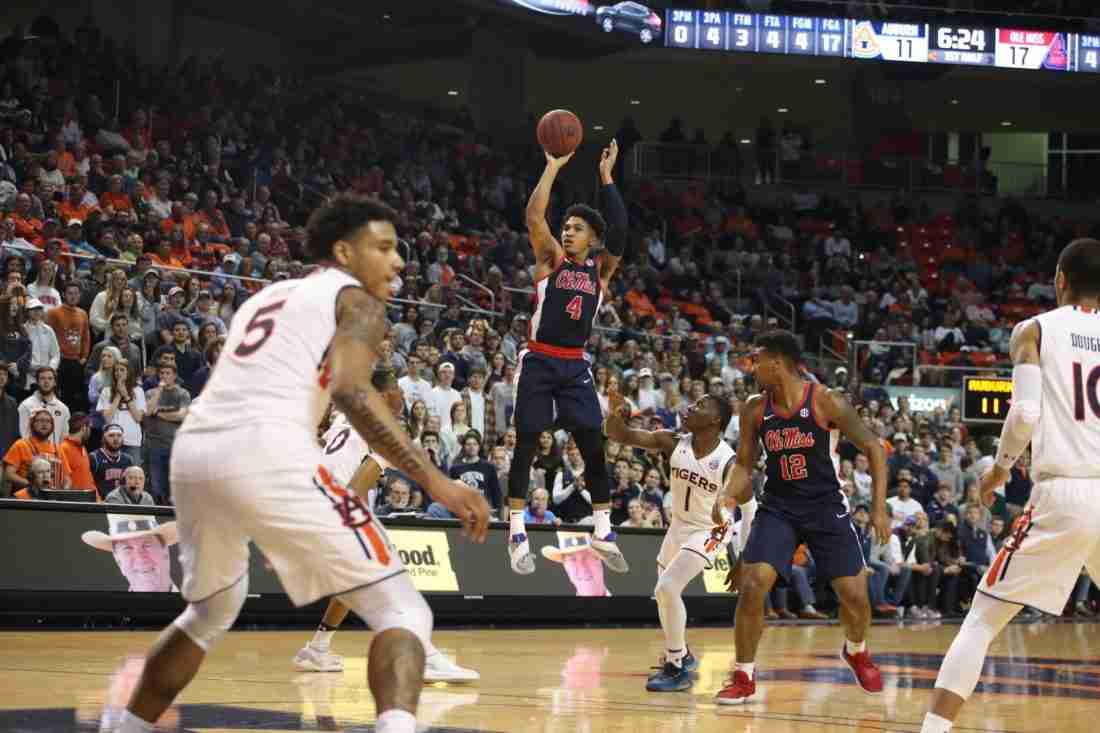 Rebels’ stifling defense leads to season sweep of Auburn