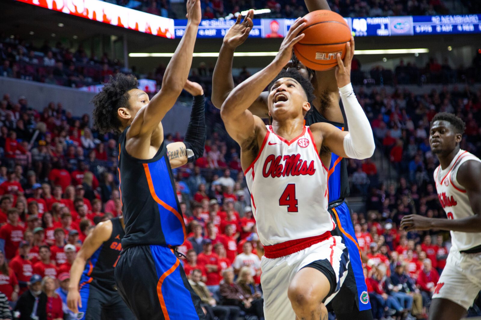 Later, Gator: Ole Miss wins second conference game in a row, defeating Florida 68-51