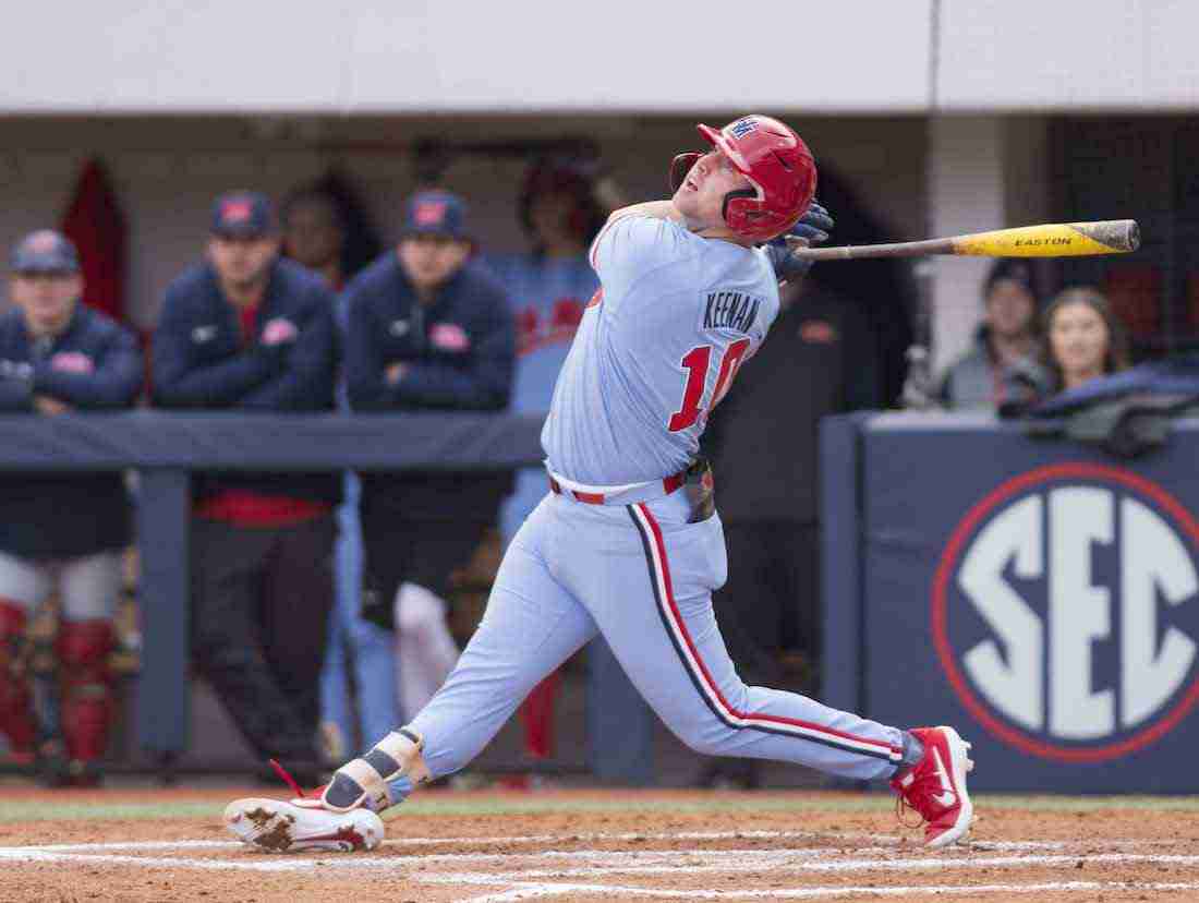 Ole Miss junior Tyler Keenan named SEC Co-Player of the Week