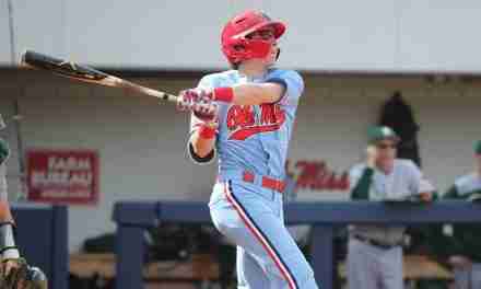 Rebels’ left fielder Kevin Graham excited to start against nation’s best