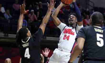 Rebels Send Seniors Off with 56-46 Win Over Vanderbilt