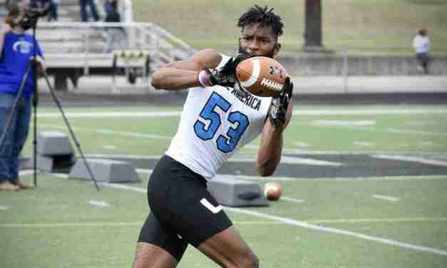 Four-star, 2023 WR Braylon James and head coach Bobby Acosta have Del Valle on the rise