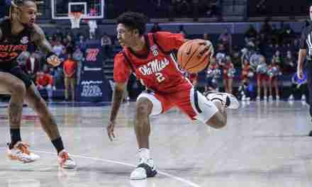 Ole Miss Guard Daeshun Ruffin Out for Remainder of Season