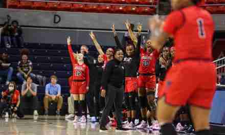 VIDEO: Coach Yolett McPhee-McCuin, Snudda Collins discuss Rebels’ 72-52 win at Auburn