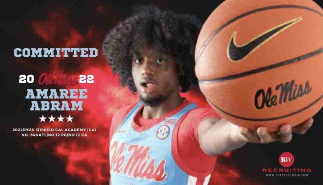 Top 2022 Guard Prospect Amaree Abram Commits to Ole Miss - The Rebel Walk