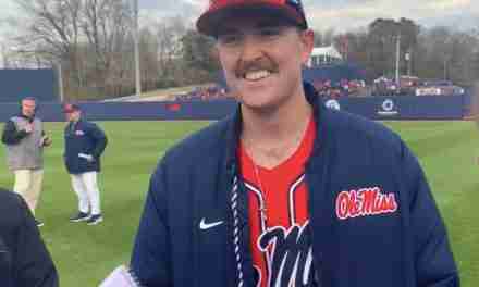 VIDEO: Coach Bianco, Tim Elko and Reagan Burford Discuss Rebels’ 16-2 Win over ORU