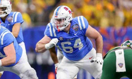 Ole Miss offensive lineman Nick Broeker Named Preseason All-American