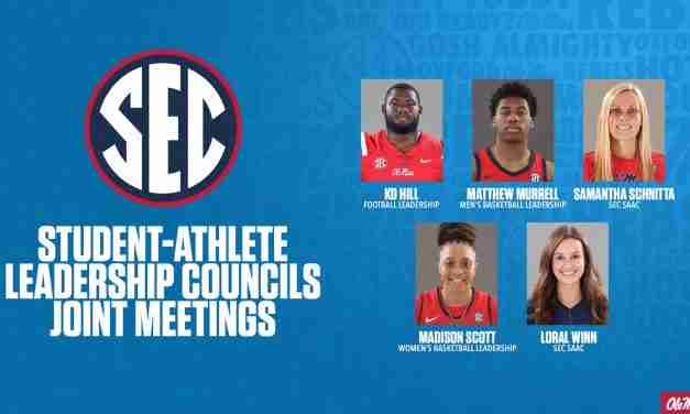 Five Rebels Participate in SEC Student-Athlete Leadership Council Meetings