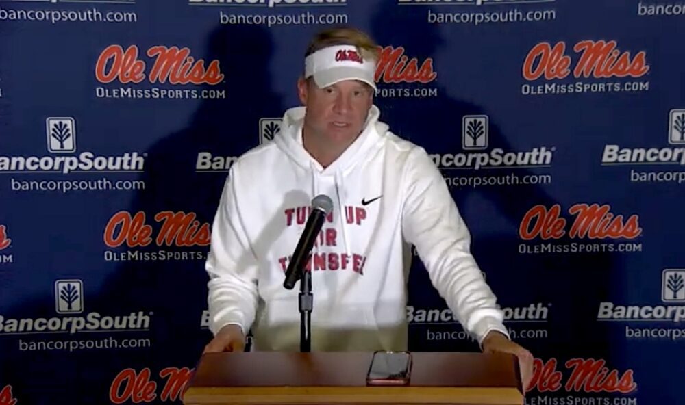 WATCH: Ole Miss Head Coach Lane Kiffin's Monday Presser - The Rebel Walk