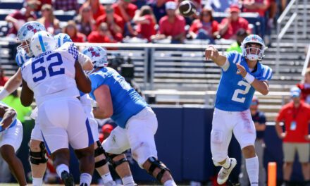 QB Jaxson Dart ‘really excited for what’s coming’ as connection with Malik Heath, Rebel receivers growing stronger each game
