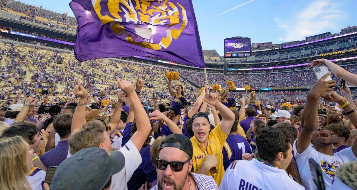 COLUMN: LSU fans rushing the field is a good sign for Ole Miss football