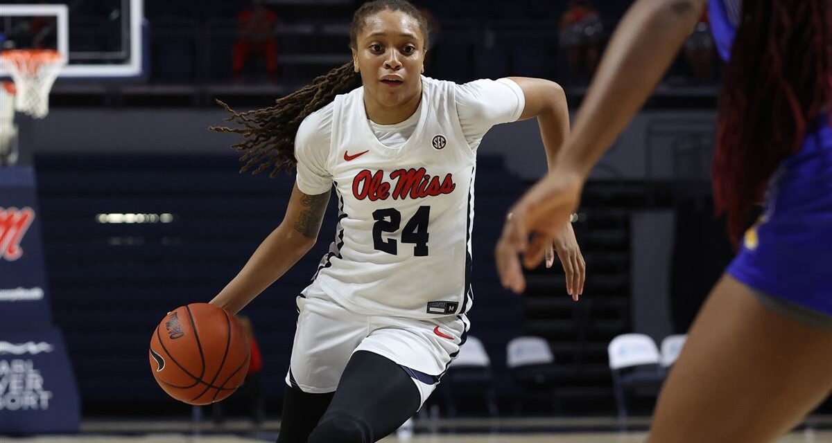 Madison Scott’s double-double leads Rebels to blowout victory over Texas Southern