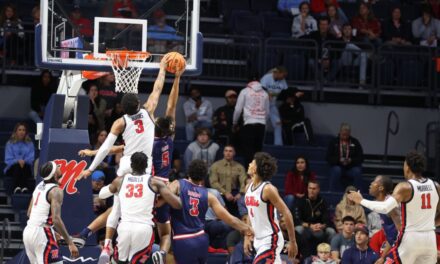 Jaemyn Brakefield leads Rebels to an 80-67 victory over FAU