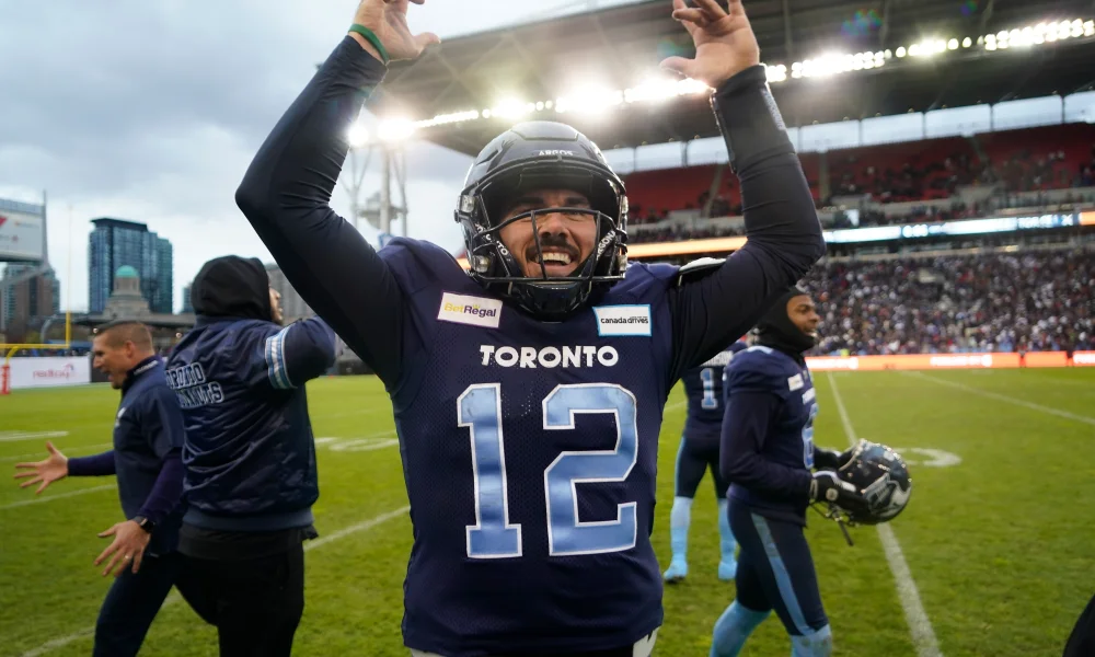 Chad Kelly  Post Game - October 29, 2022 - Toronto Argonauts