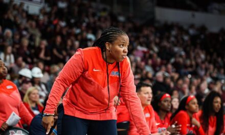 Coach Yo talks state of her program, play of guard Angel Baker after Rebels’ 61-50 win over MSU