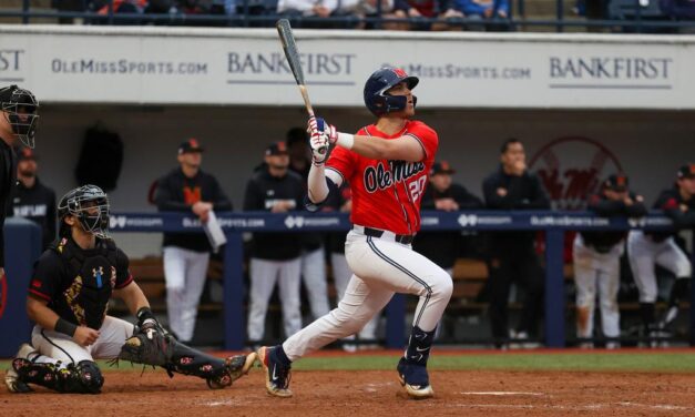 Ole Miss bats come alive in 12-6 win over Maryland that ties the series