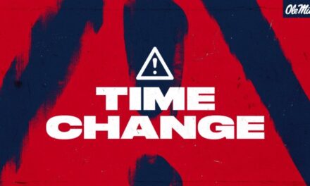 TIME CHANGE: Ole Miss at Alabama game one start time moved up to 4:00 p.m.