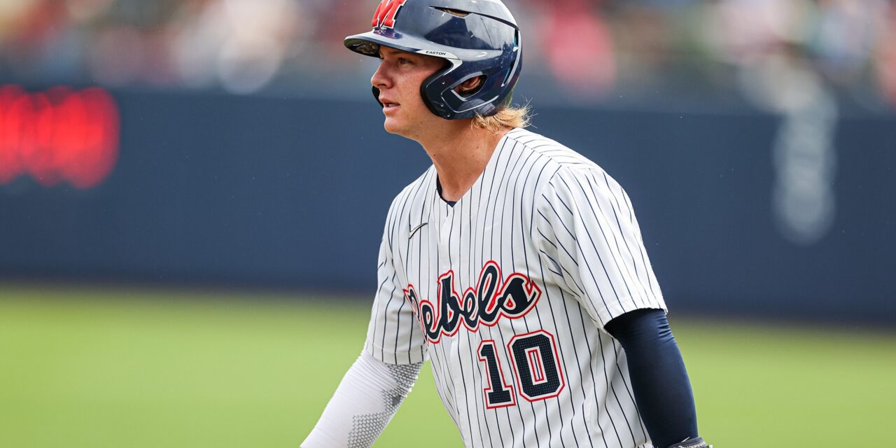 Ole Miss center fielder Ethan Groff ready to “run it back” with the Rebs