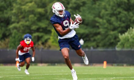 Ole Miss wide receiver Tre Harris feels comfortable at Ole Miss, on and off the field