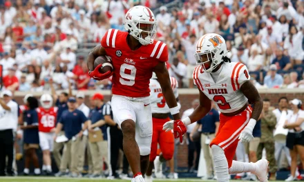 As Ole Miss prepares to face Alabama, Lane Kiffin offers positive update on Tre Harris, Caden Prieskorn