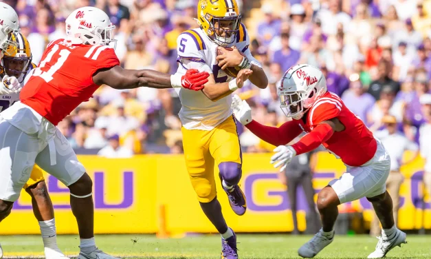 Lane Kiffin talks about the Rebels’ upcoming game against an LSU team loaded with talent