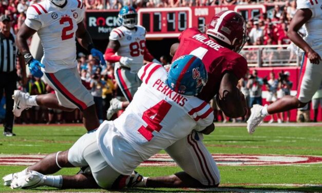 The freshman and the senior: Suntarine Perkins and Cedric Johnson helping Ole Miss defense come together