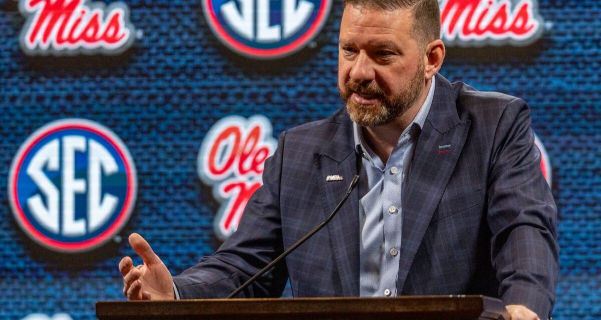 Coach Chris Beard offers impassioned message to fans as Rebels’ new era in men’s basketball begins