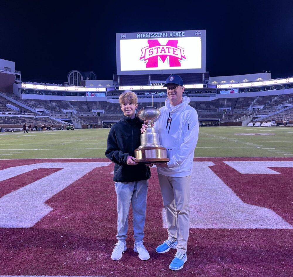 Lane Kiffin understands what it means to have the Egg Bowl Trophy back