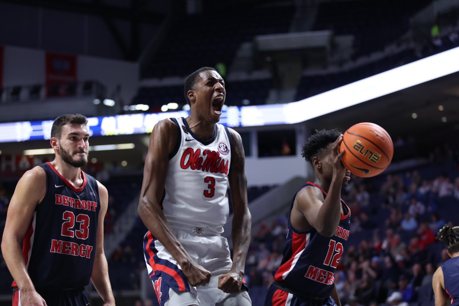 Gamer: Ole Miss Men's Basketball Defeats Detroit Mercy In A Nail-biter ...