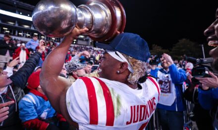 VIDEO: Watch Coach Lane Kiffin, Jaxson Dart, Quinshon Judkins and Daijahn Anthony postgame after Egg Bowl win