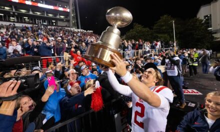 Jaxson Dart reflects after Egg Bowl win: ‘We came into every single game knowing that we worked harder, and I think that’s something that I really fell in love with in this program’