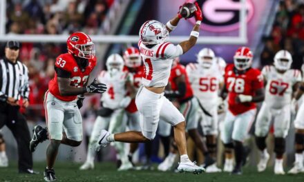 Ole Miss WR Jordan Watkins discusses the loss to Georgia, looks ahead to final two regular-season games: ‘We left a lot of things out there’
