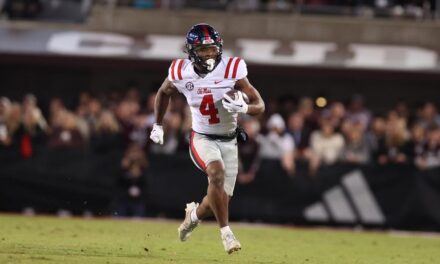 Ole Miss running back Quinshon Judkins continues his march on the record books